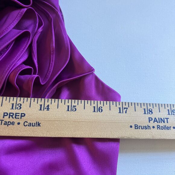 JS Collections Purple Ruffle Blouse - Picture 10 of 13